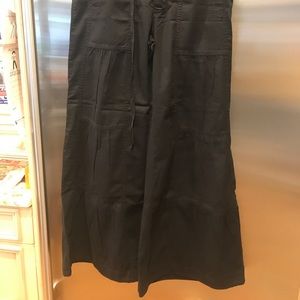 XCVI black flare cargo pant